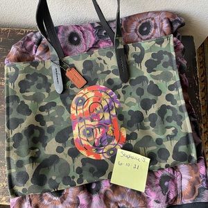 HTF Coach x Kaffe Canvas Tote